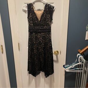 🪩 Black Lace Cocktail Dress |Brand: Decoded | Size Small
